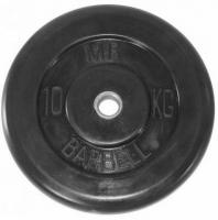 Диск обрезиненный Barbell MB-PltB31-10, d=31 мм, 10 кг