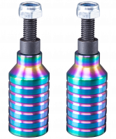 Набор пегов для трюкового самоката Slash Alu Rainbow, 2 шт.