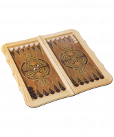 Нарды большие "Бухарские", деревянные шашки