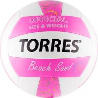 Волейбольный мяч любительский "Torres Beach Sand Pink" V30085B, размер 5