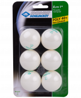 Мяч для настольного тенниса 1* Elite, белый, 6 шт.