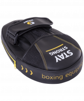 Лапа E 602-2 боксерская, кожзам, черный