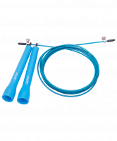 Скакалка RP-202 ПВХ, скоростная, синяя, 3 м
