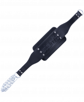 Пояс для отягощений SU-341, натуральная кожа, черный