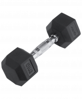 Гантель обрезиненная DB-301 5 кг, черная