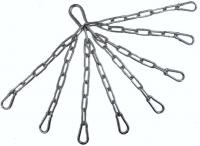 Комплект цепей для мешков № 8 (8 цепей + 9 карабинов)