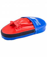 Лапы прямые, к/з, красный/синий, 34х20х20 см, пара