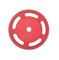 Диск обрезиненный Foreman FM\ROEZH-25KG-RD, цветной