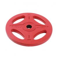 Диск олимпийский обрезиненный Alex P-RO-25K-DSA, красный, 25 кг