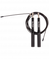 Скакалка RP-301 скоростная с металлическими ручками, черный