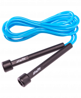Скакалка RP-101 ПВХ с плаcтиковой ручкой, синяя, 3 м