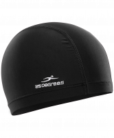 Шапочка для плавания Comfo Black, полиэстер, детская