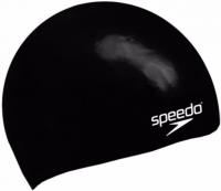 Шапочка для плавания Speedo Molded SilIcone Cap 8-709849097, черный, силикон Шапочка для плавания Speedo Molded SilIcone Cap 8-709849097, черный, силикон