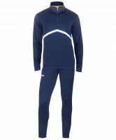 Костюм тренировочный детский JPS-4301-091, полиэстер, темно-синий/белый