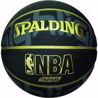 Баскетбольный мяч тренировочный "Spalding NBA Highlight Black" 73-229z, размер 7