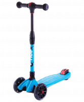 Самокат 3-колесный Stark 3D, 135/90 мм, синий