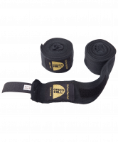 Бинт боксерский BC-6235c, 3,5м, х/б, черный