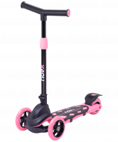 Самокат 3-колесный Robin 3D 120/90 мм, розовый