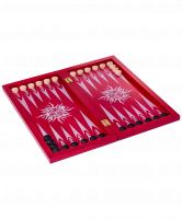 Нарды "Восьмигранник" средние, малиновый, 144-17