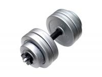 Сборная гантель Torres, 10 кг, винил (замок гайка)