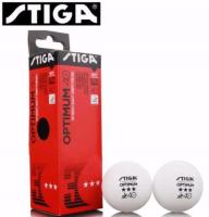 Мяч для настольного тенниса Stiga Optimum 3***, 40+ 5180-03, 3 штуки