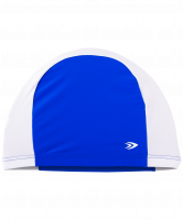 Шапочка для плавания, полиамид, темно-синий/белый