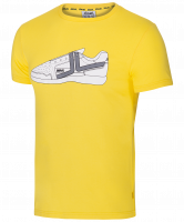 Футболка JCT-5202-041, хлопок, желтый/белый, детская