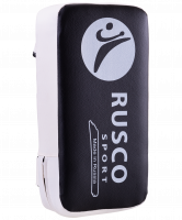 Макивара, 2 ручки, 40х20, к/з, черный/белый