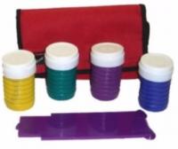 Набор лыжный STC, малый (4 мази, скребок)