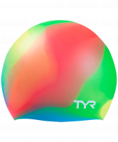 Шапочка для плавания Tie Dye Junior Swim Cap, силикон, LCSJRTD/465, синий