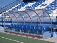 Скамейка для игроков закрытая размером 2.0х1.2х2.3 м Скамейка для игроков закрытая размером 2.0х1.2х2.3 м