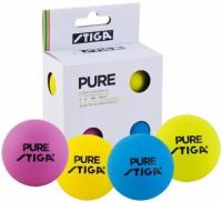 Мяч для настольного тенниса Stiga Pure 5240-04, 4 штуки