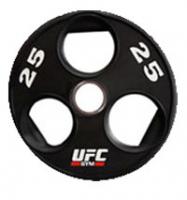 Диск уретановый Foreman FM\LZU-25KG, черный, с лазерным логотипом