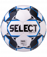 Мяч футбольный Contra IMS 812310, №5, белый/черный/синий