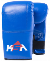 Перчатки снарядные Bull Blue, к/з, S