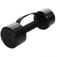 Гантель Torres "фитнес", 1.5 кг, черная