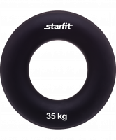 Эспандер кистевой ES-404 "Кольцо", диаметр 8,8 см, 35 кг, чёрный