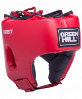 Шлем открытый детский Orbit, HGO-4030, кожзам, красный