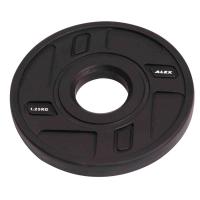 Полиуретановый диск Alex P-TPU-1.25K, черный, 1.25 кг