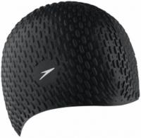 Шапочка для плавания Speedo Bubble Cap 8-709296817-937, черный, силикон Шапочка для плавания Speedo Bubble Cap 8-709296817-937, черный, силикон