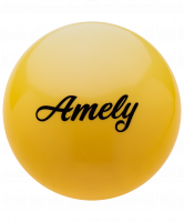 Мяч для художественной гимнастики AGB-101, 19 см, желтый