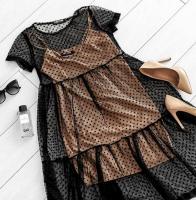 Платье майка хб 1\4об=30см один размер