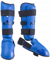 Защита голень-стопа Force Blue, к/з