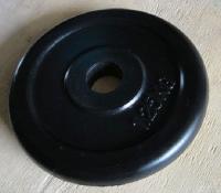 Диск обрезиненный черный RJ1034, d=51mm, 2.5 кг