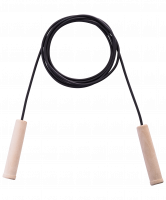 Скакалка резиновая с деревянной ручкой, 3,80 м (ТОЛЬКО по 10 шт.)