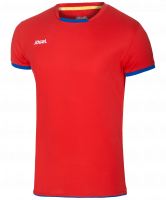 Футболка волейбольная JVT-1030-027, красный/синий, детская
