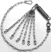 Комплект цепей с шарниром и пружиной № 812, 8 карабинов