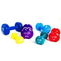 Гантель в виниловой оболочке AeroFit DB-VD-5K, 5 кг, синий