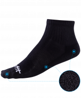 Носки средние c амортизацией SW-208, черный, 2 пары