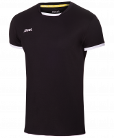 Футболка волейбольная JVT-1030-061, черный/белый, детская